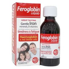 Sắt Nước Feroglobin 200ml - Sản phẩm Bổ Máu Chất Lượng Cao cho Sức Khỏe Tối Ưu