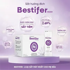 Sắt hướng đích  Bestifer Mom, dạng gói, cho mẹ bầu dễ hấp thu