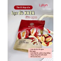 Táo Kẹp Sữa Lạc Đà Kaza 500g - Kẹo Táo Đỏ Khô Tự Nhiên Tốt Cho Tim Mạch, Bổ Dưỡng, Ngon Miệng, Quà Tặng Sức Khỏe