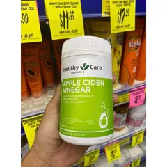 Viên uống giấm táo giảm cân Healthy Care - Hỗ trợ giảm cân hiệu quả với chiết xuất giấm táo và Garcinia Cambogia