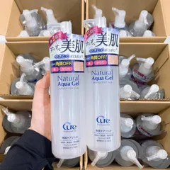 (Hàng công ty) Gel Tẩy Tế Bào Chết Cure Natural Aqua Gel 250g - Tẩy Da Chết Sạch Sáng, Làm Mềm Da, Chiết Xuất Tự Nhiên, Dùng Cho Mặt Và Toàn Thân chính hãng