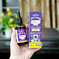 Tăng Cường Đề Kháng Natures Aid Dạng Giọt - Bổ Sung Vitamin C, B12 và Kẽm Cho Trẻ (3th - 5 tuổi) Giúp Tăng Cường Hệ Miễn Dịch