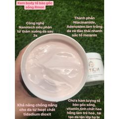 Kem Ủ dưỡng trắng da body tế bào gốc Rmon Whitening Cream