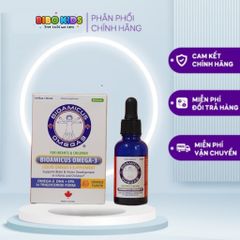 Omega 3 DHA Bioamicus - Viên uống bổ sung Omega 3 hỗ trợ sức khỏe tim mạch, não bộ và hệ miễn dịch với vị ngon độc quyền