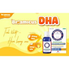Omega 3 DHA Bioamicus - Viên uống bổ sung Omega 3 hỗ trợ sức khỏe tim mạch, não bộ và hệ miễn dịch với vị ngon độc quyền