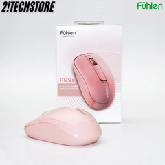 Chuột Không Dây Fuhlen A09B (HỒNG) Ergonomic - 2.4GHz, 1000DPI, Bảo Hành 12 Tháng, Lót Razer - Phụ Kiện Máy Tính Chất Lượng Cao