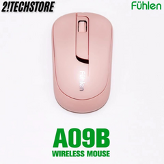 Chuột Không Dây Fuhlen A09B (HỒNG) Ergonomic - 2.4GHz, 1000DPI, Bảo Hành 12 Tháng, Lót Razer - Phụ Kiện Máy Tính Chất Lượng Cao
