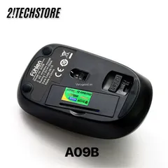 Chuột Không Dây Fuhlen A09B - Ergonomic, 2.4GHz, 1000DPI, Kết Nối Ổn Định, Tiết Kiệm Pin, Phụ Kiện Máy Tính Chất Lượng Hàng Đầu