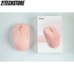 COMBO Chuột Không Dây Fuhlen A06G(HỒNG) + LÓT RAZER -Văn Phòng, BH 12T