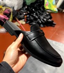 Giày Sục Nam Thời Trang Logo Chữ Hờ - Phong Cách Quý Ông Sang Trọng, Lịch Lãm - Giày Da Nam Cao Cấp