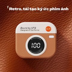 Tai Nghe Bluetooth Không Dây Hình Camera Cổ Điển TWS True In-Ear ENC - Giảm Tiếng Ồn, Màn Hình LED Cảm Ứng, Âm Thanh Sống Động