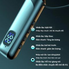 Tai Nghe Không Dây Bluetooth H6 HiFi Bass - Chống Ồn, Màn Hình LED, Pin 70 Giờ, Chống Nước IPX5, Tương Thích Thẻ SD