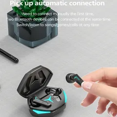 Tai Nghe Không Dây Bluetooth DX22 V5.5 TWS Chơi Game Không Độ Trễ, Chế Độ Âm Nhạc & Micro, Âm Thanh HiFi, Chống Nước