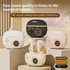Tai Nghe Không Dây Bluetooth JC99 5.4 TWS Âm Thanh Hifi Thể Thao, Màn Hình LED, Chống Ồn CVC8.0, Sạc Nhanh, Định Dạng Âm Thanh Vòm 8D