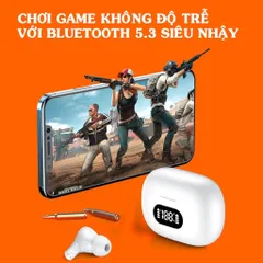 Tai Nghe Bluetooth F05 TWS Không Dây - Âm Thanh Hi-Fi, LED Hiển Thị, Chống Nước, Điều Khiển Cảm Ứng, Pin 300mAh