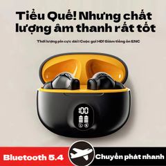 Tai Nghe Bluetooth 5.4 D56 Không Dây Chống Ồn - Tai Nghe Sport Gaming Điều Khiển Cảm Ứng, Âm Thanh Bass Mạnh Mẽ, Thời Gian Sử Dụng 4-8 Giờ