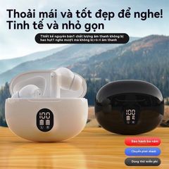 Tai Nghe Bluetooth 5.4 D56 Không Dây Chống Ồn - Tai Nghe Sport Gaming Điều Khiển Cảm Ứng, Âm Thanh Bass Mạnh Mẽ, Thời Gian Sử Dụng 4-8 Giờ