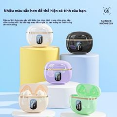 Tai nghe Bluetooth không dây J08 TWS V5.4 - Giảm tiếng ồn CVC8.0, Màn hình LED, Âm thanh Hi-Fi Stereo, Hộp sạc chống nước