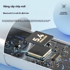 Tai nghe Bluetooth không dây J08 TWS V5.4 - Giảm tiếng ồn CVC8.0, Màn hình LED, Âm thanh Hi-Fi Stereo, Hộp sạc chống nước