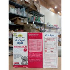 (Hàng nhập khẩu) Sắt nước Nature's Way Kids Smart Multi Iron Liquid