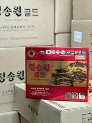 Tinh Dầu Thông Đỏ CheongSongWon Gold Hàn Quốc - Hỗ Trợ Sức Khỏe, 180 Viên - Giảm Cholesterol, Tăng Cường Miễn Dịch