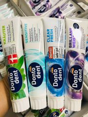Kem Đánh Răng Dontodent Đức - 4 Màu Hương Thơm Mát, Chăm Sóc Răng Miệng Hiệu Quả, Bảo Vệ Nướu Răng Khoé Mạnh