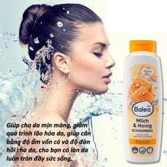 Sữa tắm mật ong Balea Creme Bed Milch&Honig Đức chai 750ml