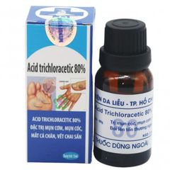Dung dịch giảm mụn cóc Acid Trichloracetic 80% - Chăm sóc da chân hiệu quả từ Bệnh viện Da liễu TP Hồ Chí Minh