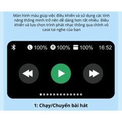 Tai nghe Bluetooth A9 Pro - Chống ồn ANC, Màn hình LED, Kháng nước IPX5, EQ Cân bằng âm thanh, Thiết kế in-ear tiện lợi