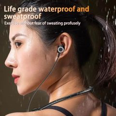 Tai Nghe Không Dây Bluetooth L08 TWS Thể Thao Đeo Cổ, Âm Thanh Nổi, Thời Gian Sử Dụng 10 Giờ, Màn Hình LED, Âm Thanh Trung Thực Cao