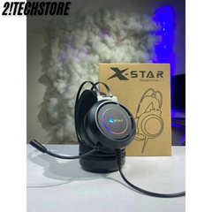 Tai Nghe Gaming XSTAR 7.1 Có Mic LED RGB - Tai Nghe Chụp Tai USB Chất Âm Bass Hay Cho Máy Tính & Laptop