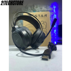 Tai Nghe Gaming XSTAR 7.1 Có Mic LED RGB - Tai Nghe Chụp Tai USB Chất Âm Bass Hay Cho Máy Tính & Laptop