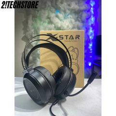 Tai Nghe Gaming XSTAR 7.1 Có Mic LED RGB - Tai Nghe Chụp Tai USB Chất Âm Bass Hay Cho Máy Tính & Laptop