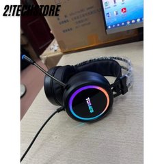 Tai Nghe Chụp Tai Tomato SK53 - Âm Thanh 7.1, Đèn LED RGB 7 Màu, Phụ Kiện Gaming Chuyên Nghiệp, Chơi Game PUBG, Thiết Kế Thời Trang