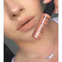 Son kem lì Nyx Professional Makeup Soft Matte Lip Cream 8ml Cape Town - Màu cam đất tự nhiên, mềm mượt, che phủ hoàn hảo