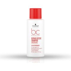 Dầu Gội Tóc Hư Tổn Schwarzkopf BC Repair Rescue Shampoo Arginine 50ml - Phục Hồi, Làm Bóng Mượt Tóc Yếu Ớt