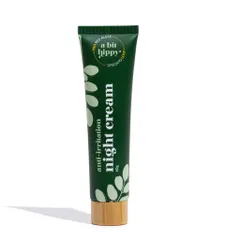 Kem Dưỡng Da Ban Đêm A Bit Hippy 60g - Chiết Xuất Tảo Đỏ, Axit Hyaluronic, Dưỡng Ẩm và Làm Sáng Da, Phù Hợp Với Tất Cả Các Loại Da