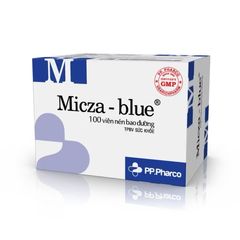 Viên uống Micza Blue Hỗ trợ Giảm Tiểu Buốt - Thực Phẩm Chức Năng 100 Viên Tăng Cường Tiêu Hóa, Lợi Tiểu, Sức Khỏe Tiết Niệu