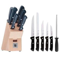Bộ Dao WMF Classic Line 7 Món - Bộ Dụng Cụ Nhà Bếp Chất Lượng Cao, Bền Chắc và An Toàn