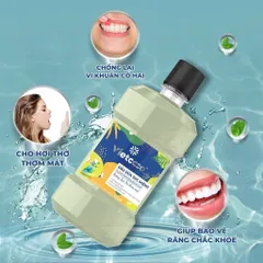 Dầu Dừa Súc Miệng Vietcoco Hương Bạc Hà 225ml - Giúp Diệt Khuẩn, Ngăn Ngừa Sâu Răng, Tươi Mát Hơi Thở, Không Chứa Cồn