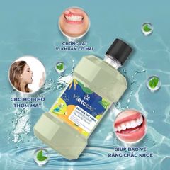 Dầu Dừa Súc Miệng Vietcoco Hương Bạc Hà 225ml - Không Cồn, Diệt Khuẩn, Hỗ Trợ Sức Khỏe Răng Miệng