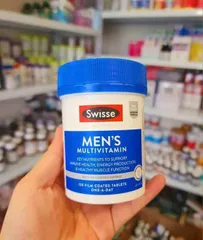 Viên Uống Bổ Sung Vitamin Tổng Hợp Cho Nam - Swisse Men’s Ultivite Multivitamin 60 Viên Hỗ Trợ Sức Khỏe Tinh Thần Và Năng Lượng