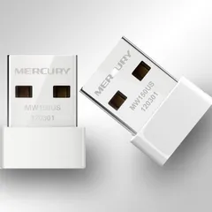 USB Mini Bắt Sóng WIFI 150Mbps Chính Hãng Mercury - Thiết Bị Kết Nối Không Dây Cho Máy Tính Để Bàn PC, Truyền Tín Hiệu Mạnh Mẽ