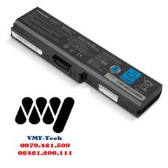 Pin Laptop Toshiba Thay Thế - Dung Lượng 4400mAh/5200mAh, 6 Cell, 11.1V, Bảo Hành 12 Tháng - Phụ Kiện Chính Hãng, Đen
