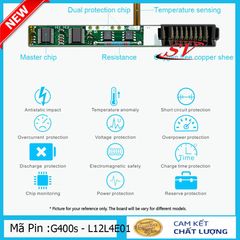 Pin Laptop Lenovo G400S, G40-30, G40-70, G40-80, G410S, G500S - Hàng Mới 100%, Bảo Hành 9 Tháng, Pin Lion 2600mAh-2800mAh