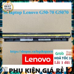 Pin Laptop Lenovo G50-70 G5070 - 4 Cell Đen Chính Hãng - Bảo Hành 100% - Phụ Kiện Giá Rẻ, Chất Lượng Cao