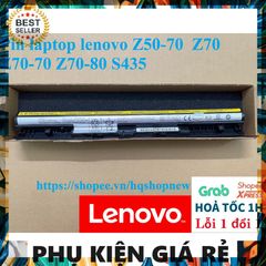 Pin Laptop Lenovo Z50-70 Z70 Z70-70 Z70-80 S435 - 4 Cell - Pin Chính Hãng, Bảo Hành 100% - Phụ Kiện Chất Lượng Cao