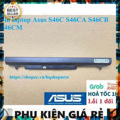 Pin Laptop Asus S46C S46CA S46CB S46CM - Pin Chính Hãng 4 Cell Đen - Bảo Hành Đổi Mới 100% - Phụ Kiện Giá Rẻ