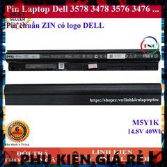 Pin Laptop Dell M5Y1K Thay Thế cho Dell 3578 3478 3576 3476 - Tương Thích CPU Thế Hệ 8, 9, 10 - Phụ Kiện Chất Lượng Cao