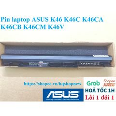 Pin Laptop ASUS K46 K46C K46CA K46CB K46CM K46V - 4 Cell Đen, Sản Phẩm Mới 100%, Bảo Hành Đổi Mới, Phụ Kiện Thiết Bị Số Chính Hãng